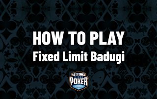 How to play Fixed Limit Badugi