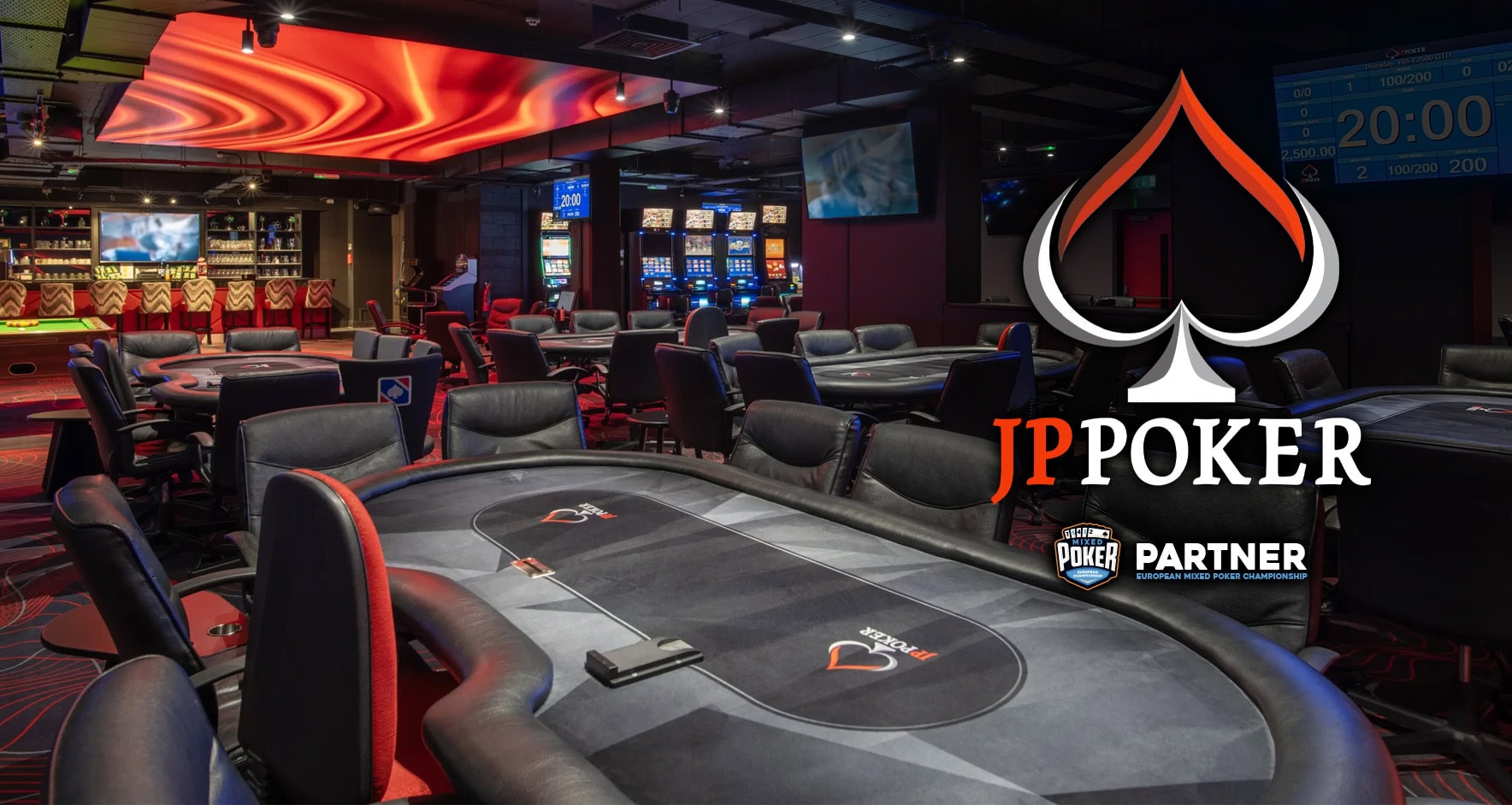 Ireland’s premier card club, JP Poker, is partner of the European Mixed Poker Championship and will hold the 2025 championship in Dublin, 4. – 9. November.