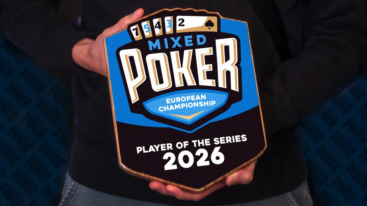 Every cash at EMPC 2026 earns Player of the Series leaderboard points. Finish on top to win the entire POS prize pool and trophy!